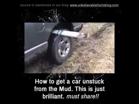 How to Get a Car Unstuck: And Why Bananas Might Be the Secret Ingredient